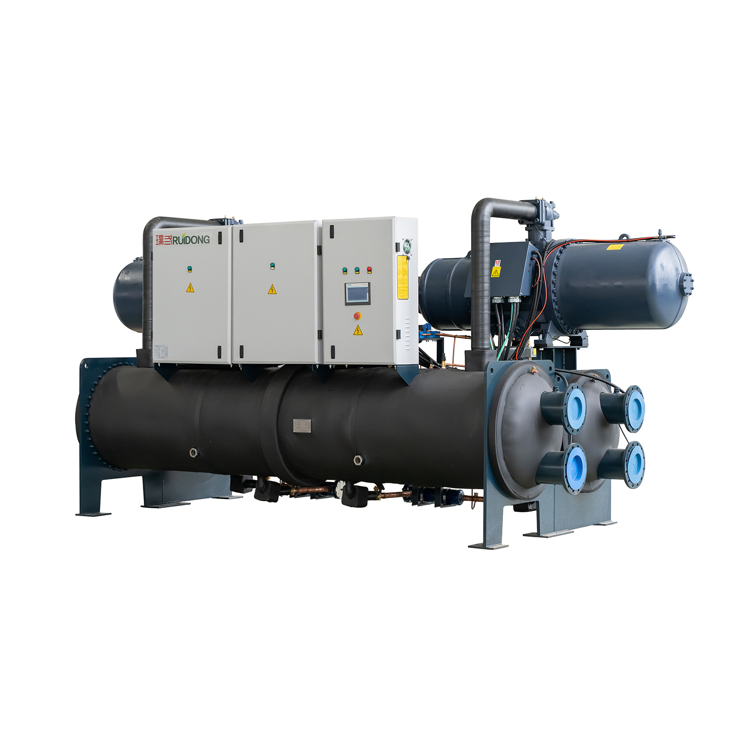 Sistemas de calefacción de alta temperatura con bomba de calor de calefacción geotérmica
