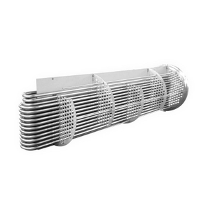Intercambiador de calor de tubos volumétricos en forma de U